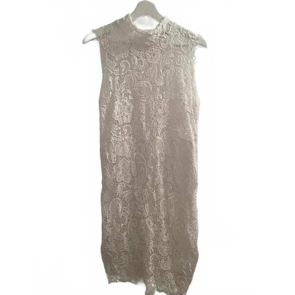 Jeykay Elegant Lace Dress knee length Size Medium